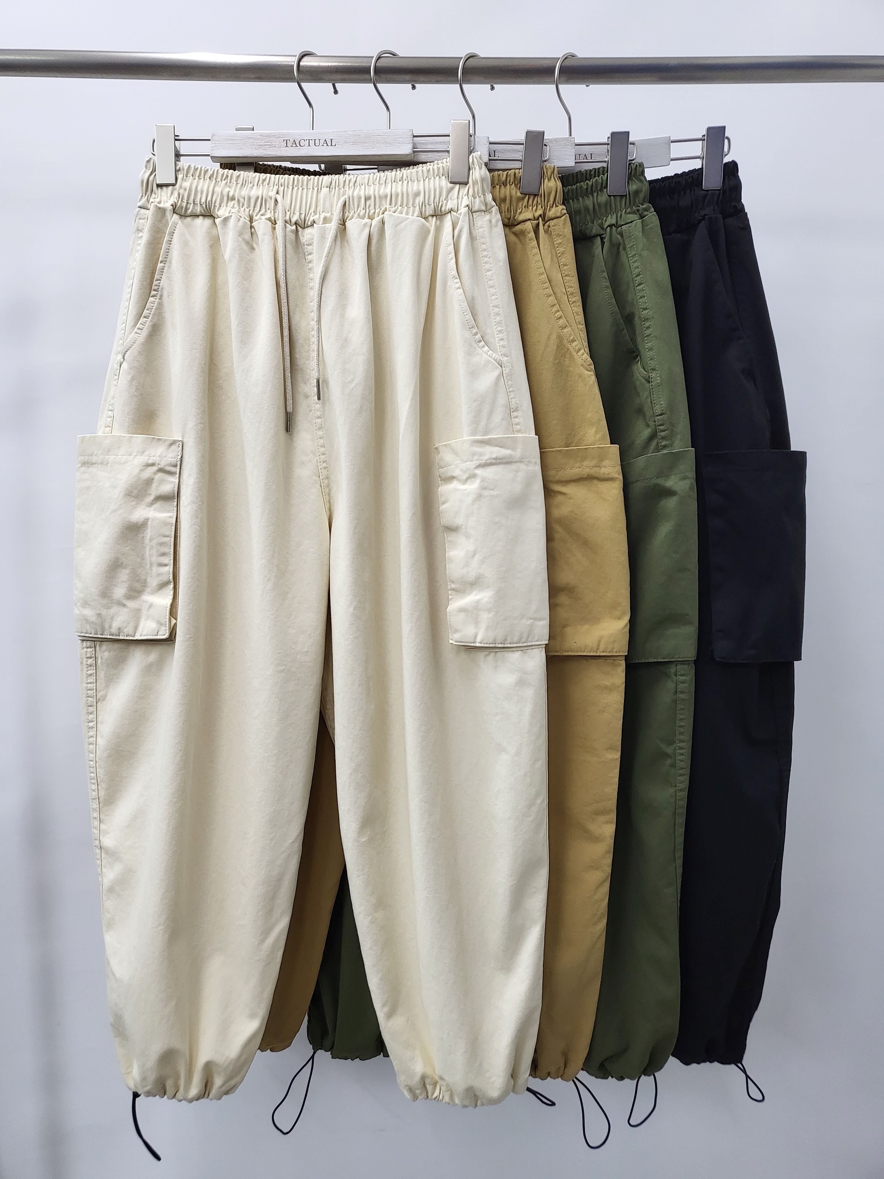 工裝可束腳鬆身褲 P2248