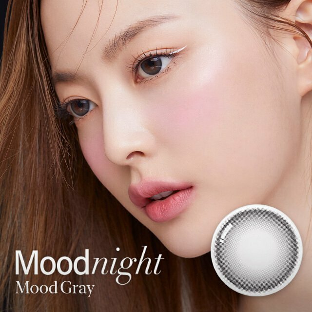 [散光版] OLENS Mood Night 1MonthToric Gray 月抛棄散光彩妝隱形眼鏡｜每盒1片