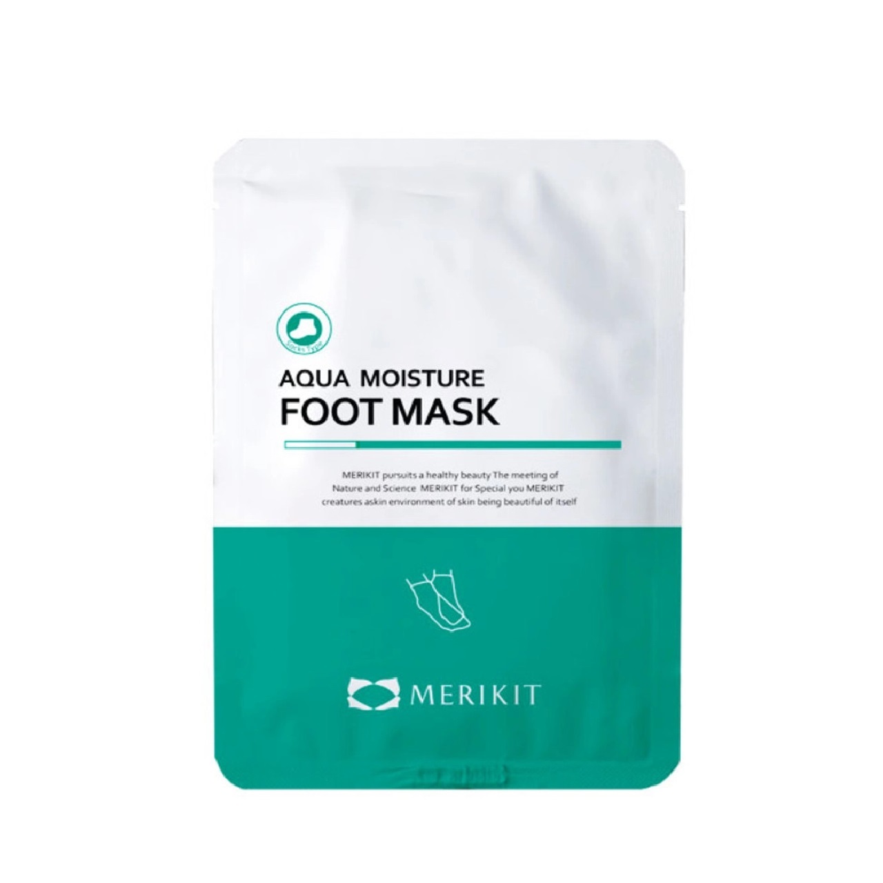 MERIKIT AQUA MOISTURE FOOT MASK  水漾保濕足膜 (10pcs送1)