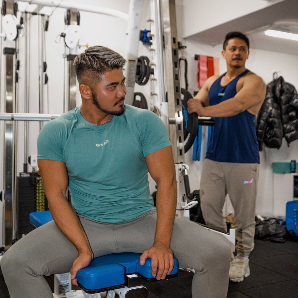 GYMUP 肌肉訓練T恤 01 森林綠