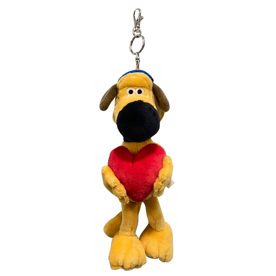 《笑笑羊》NICI 20cm愛心比澤爾坐姿玩偶鑰匙圈