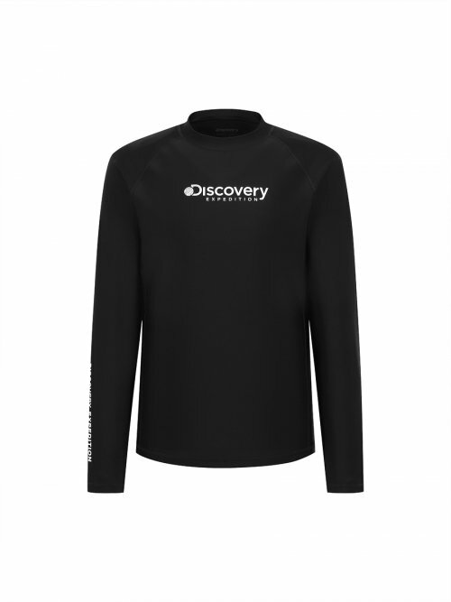 韓國代購 Discovery Expedition Essential Logo 男式防曬衣 黑 FEB-