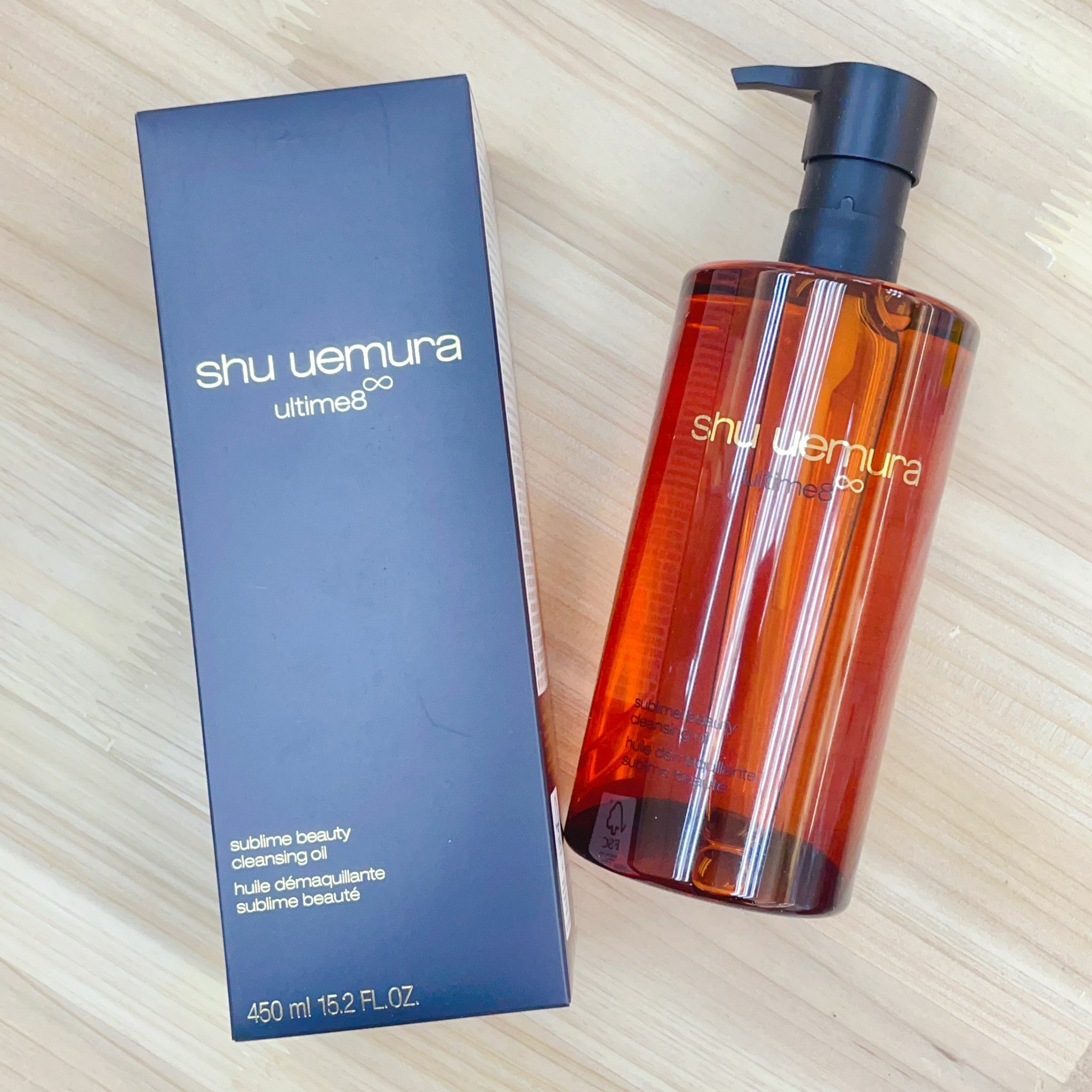 shu uemura ultime8 黃金琥珀養膚潔顏油 450ml
