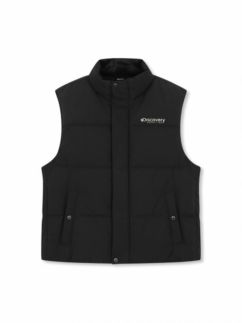 韓國代購 Discovery Expedition Barnsley 羽絨背心 黑色 FEB-