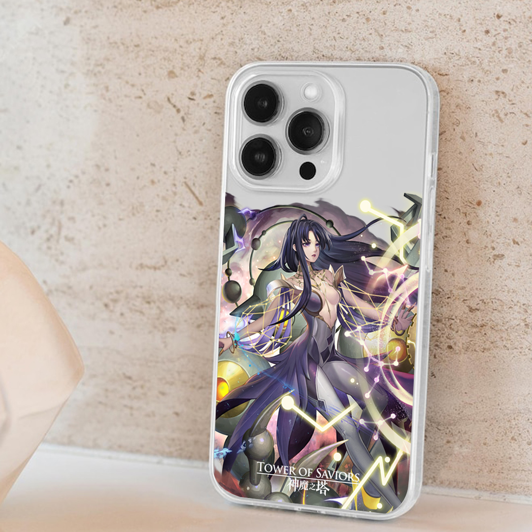 《神魔之塔》黑金Apple MagSafe手機殼（神創．零覓/魔滅．一願）