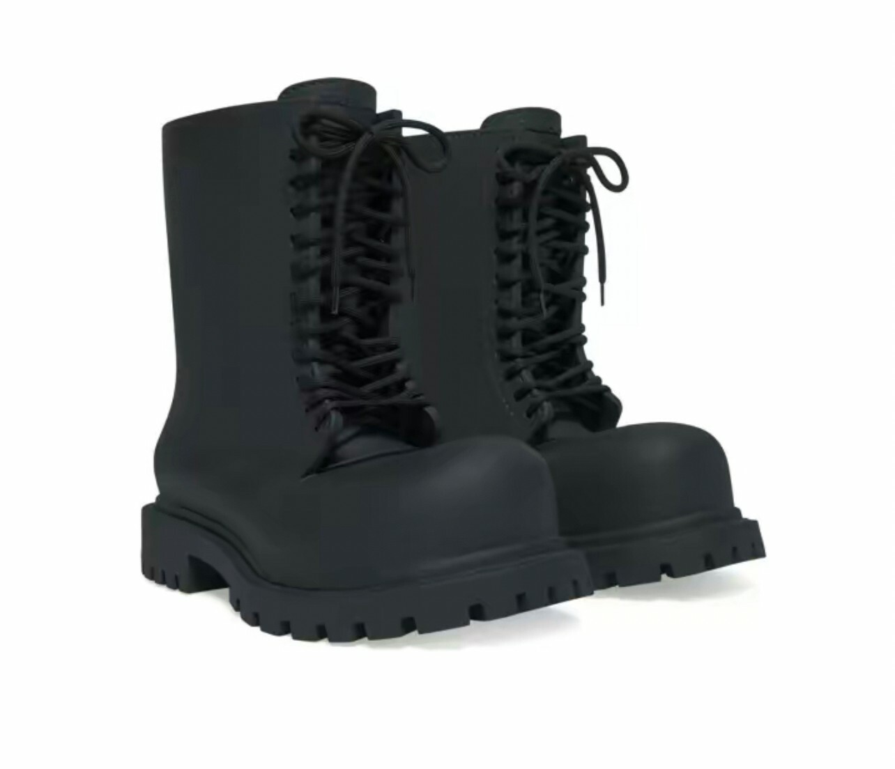 代購 Balenciaga 巴黎世家 EVA 時尚 細帶 短靴 男款 黑色 FEB-