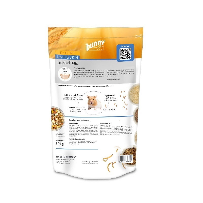 Bunny Nature 專業熊仔鼠美毛糧 - 500g