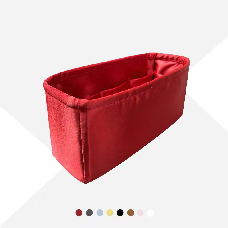 適用於chanel香奈兒19口蓋包內膽包中包進口緞綢整理收納