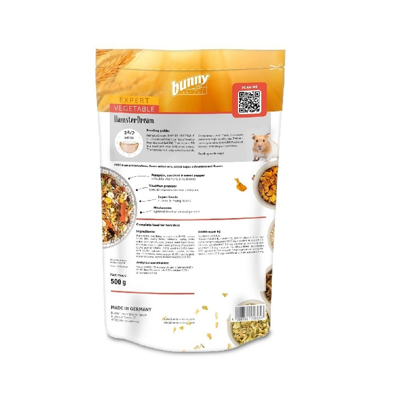 Bunny Nature 專業熊仔鼠蔬菜糧 - 500g