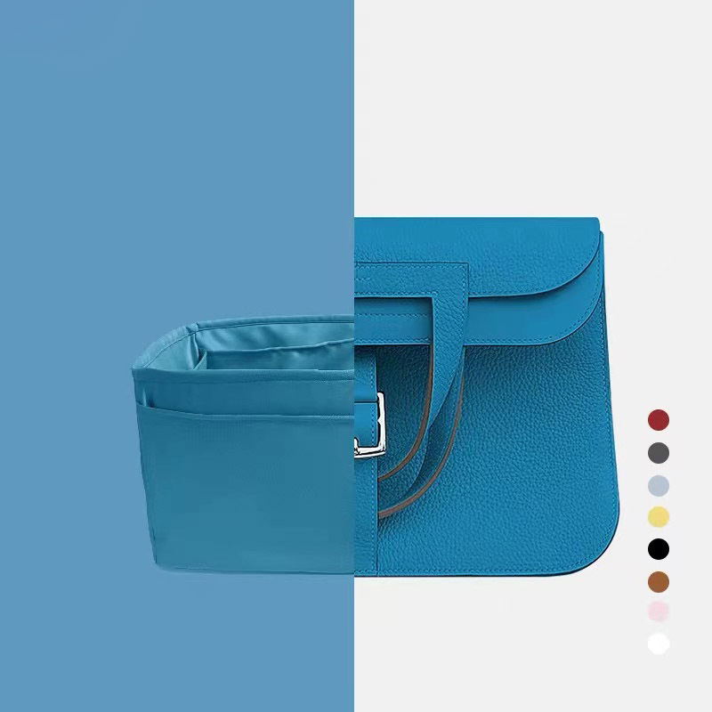 適用於hermes愛馬仕halzan內膽包25-31-mini綢緞整理收納