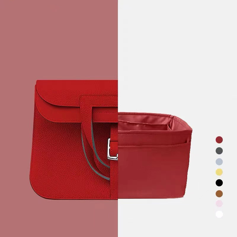 適用於hermes愛馬仕halzan內膽包25-31-mini綢緞整理收納