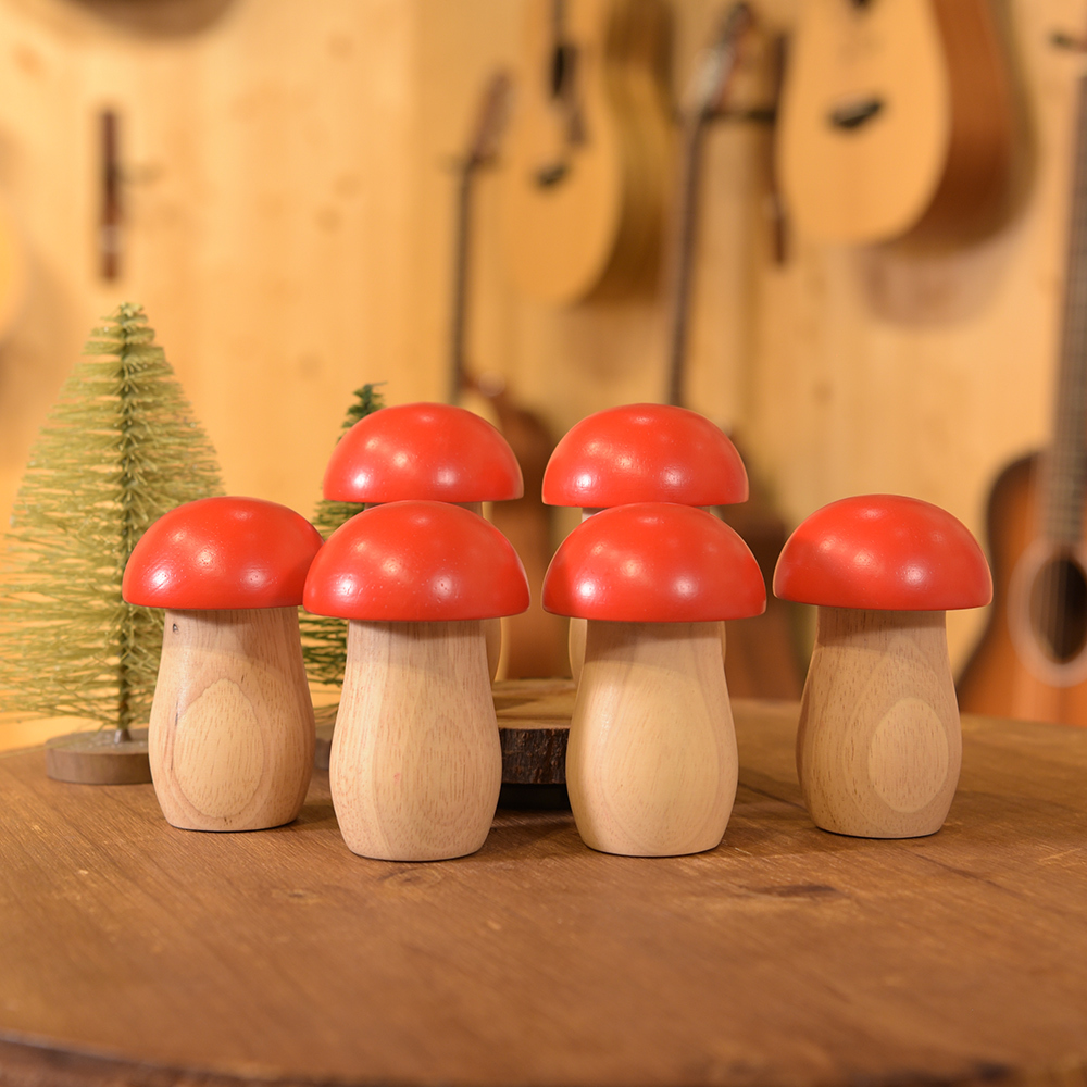 ORFF TS004 蘑菇砂筒 高品質 6個1組 沙鈴 奧福樂器 兒童樂器 幼兒樂器