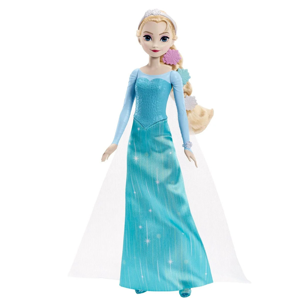 《 Disney 迪士尼 》MATTEL 迪士尼冰雪奇緣 - 艾莎華麗配件組合