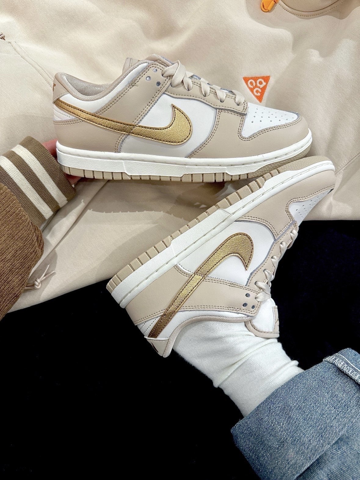 Nike Dunk Low Ess Trend 金箔奶茶(DX5930001)