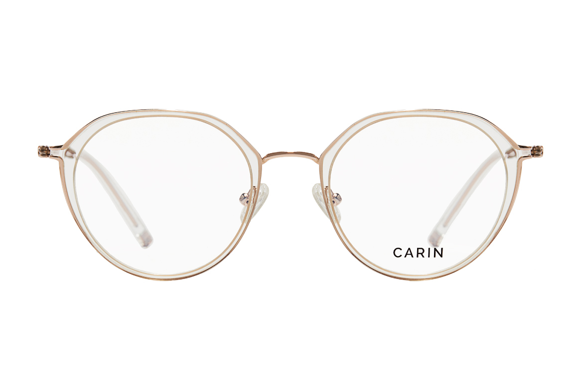 CARIN光學眼鏡-OLSEN C3_透明-金-裴秀智代言品牌