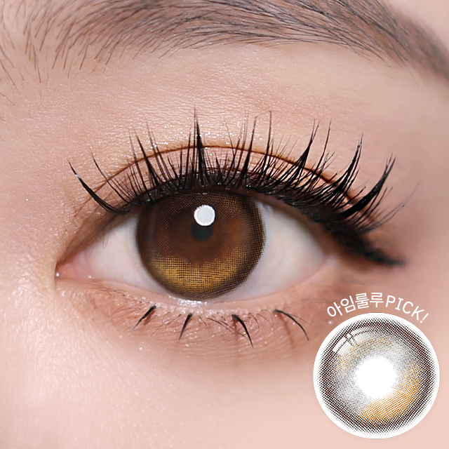 I-SHA ORIANA EDGE Plus+ 1 Year SHADE Brown 每年拋棄型彩妝隱形眼鏡｜每盒1片