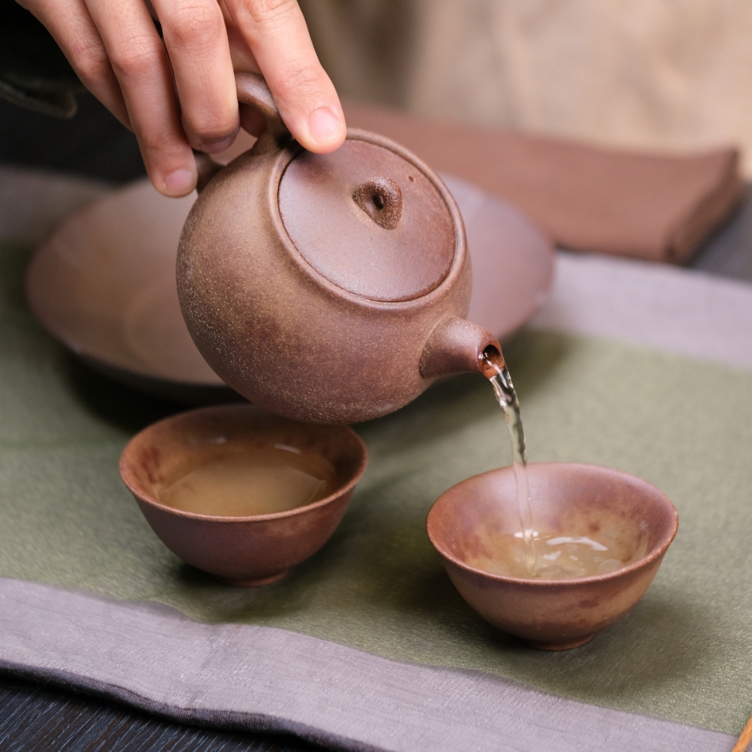 陶作坊│懷汝甲辰龍騰雲起壺_粉青