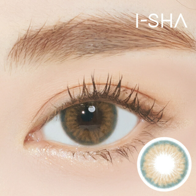 I-SHA Holy Holic 1 Month HOLY Hazel 每月拋棄型彩妝隱形眼鏡｜每盒1片