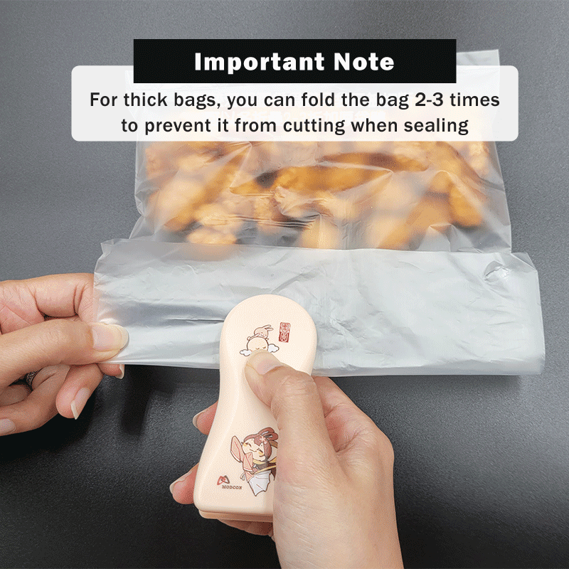 how to seal thin plastic bag perfectly