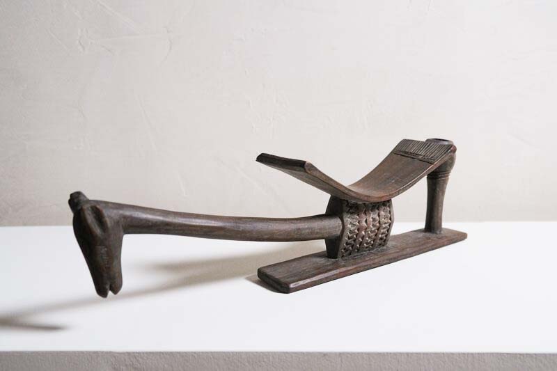 紹納族木鹿頸枕｜辛巴威