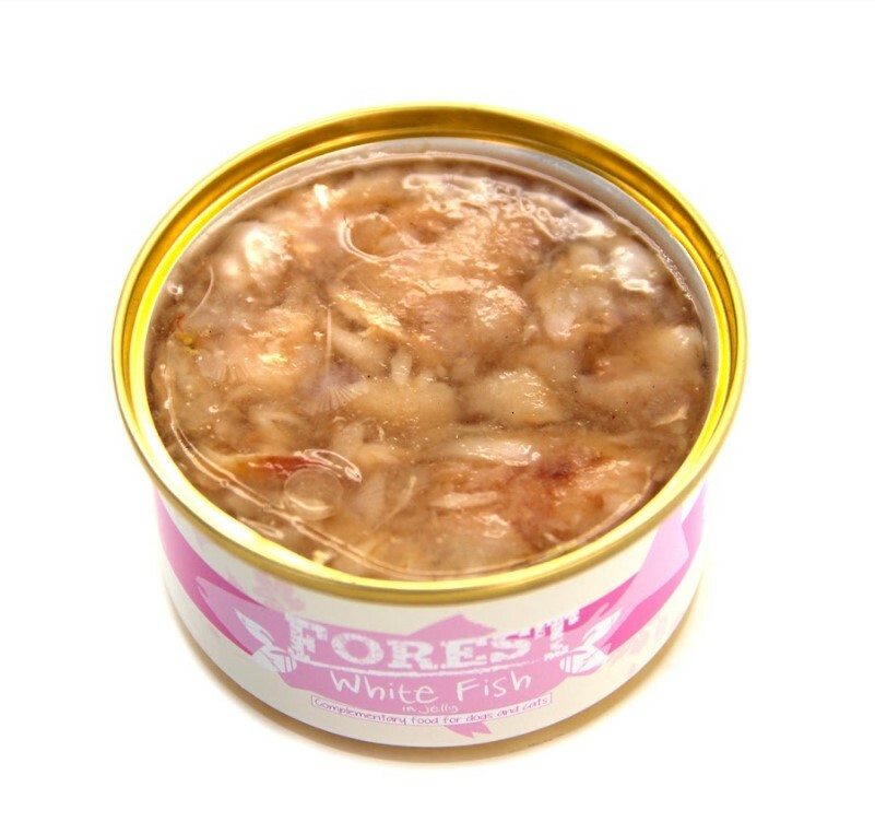 Forest 無穀物罐頭系列<犬喵用> - 白身魚 80g (原箱24罐)