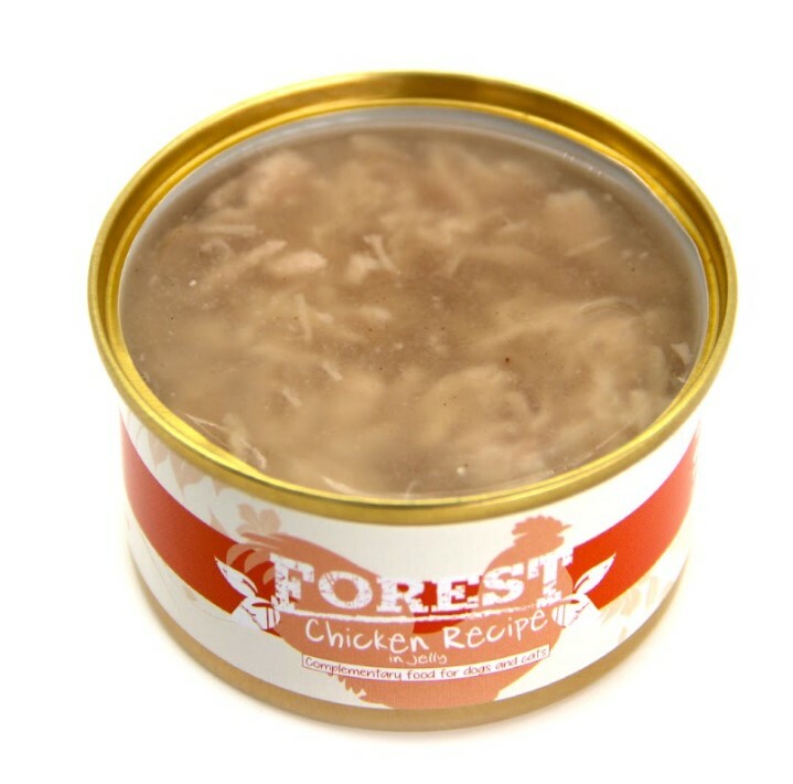 Forest 無穀物罐頭系列<犬喵用>- 雞肉 80g (原箱24罐)