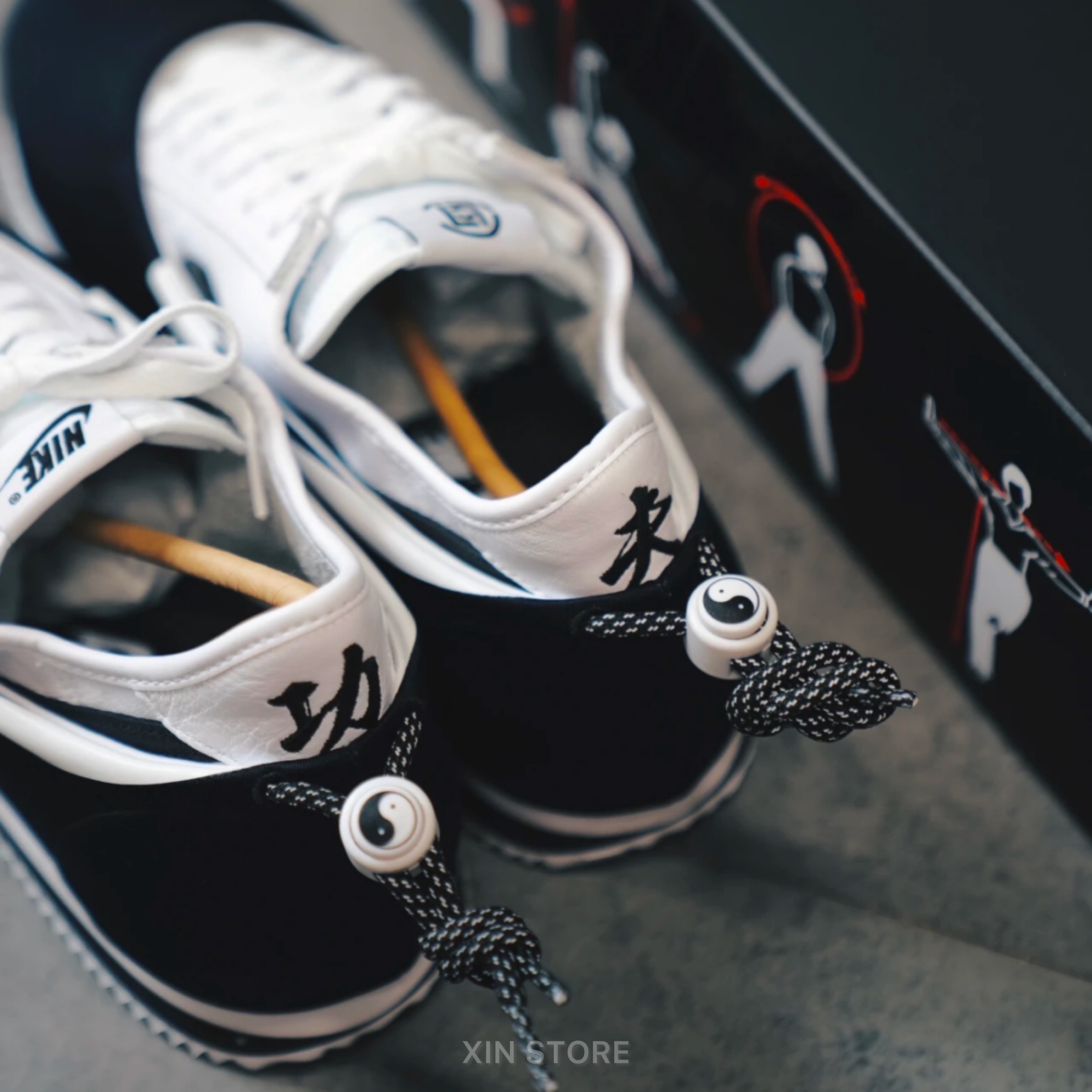 CLOT x Nike Cortez SP Yin Yang 聯名三合一功夫鞋阿甘陰陽黑白