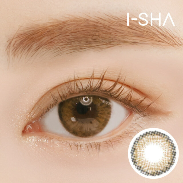 I-SHA Holy Holic 1 Month HOLY Brown 每月拋棄型彩妝隱形眼鏡｜每盒1片