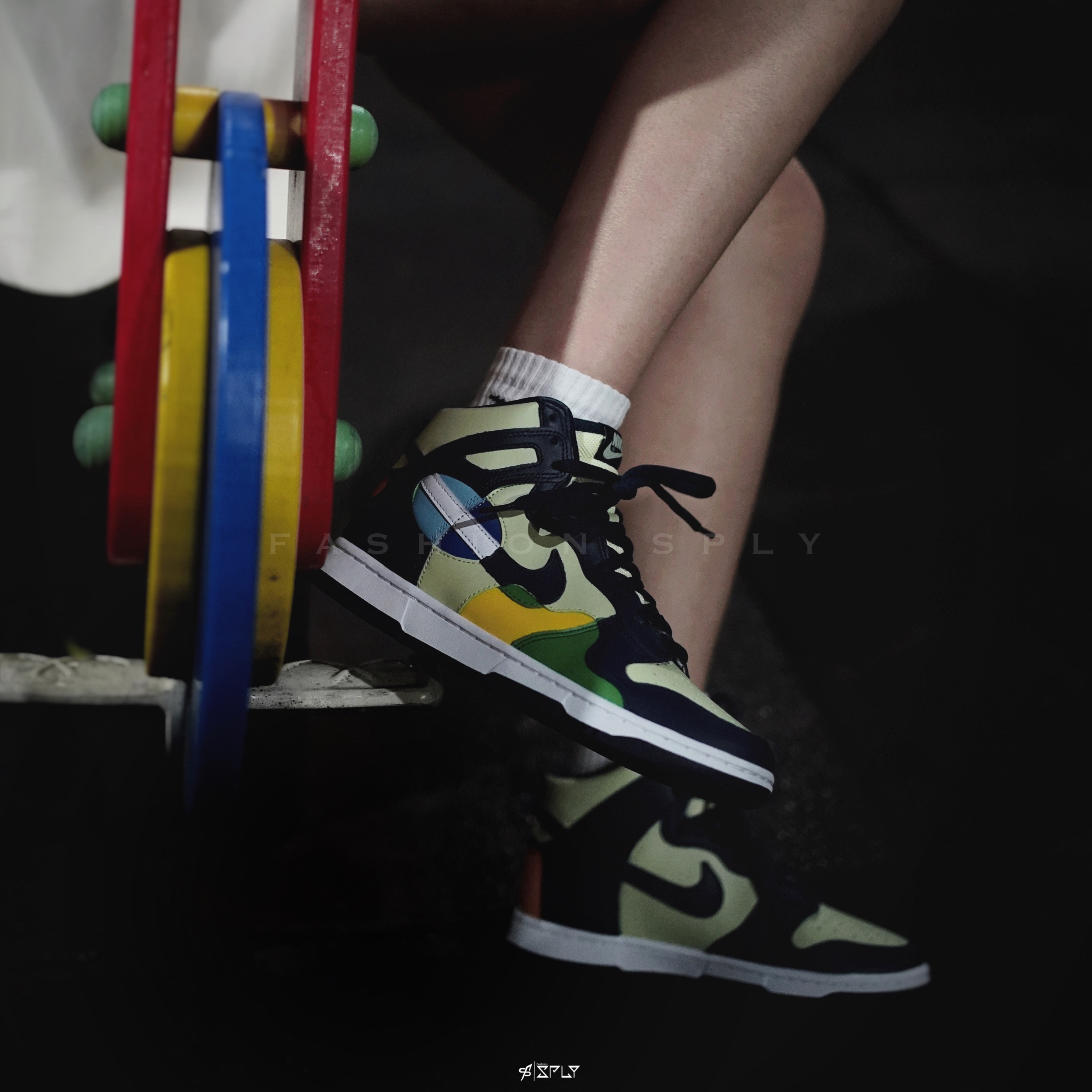 Nike Dunk High See Through 開心果 午夜藍 DQ7575-300