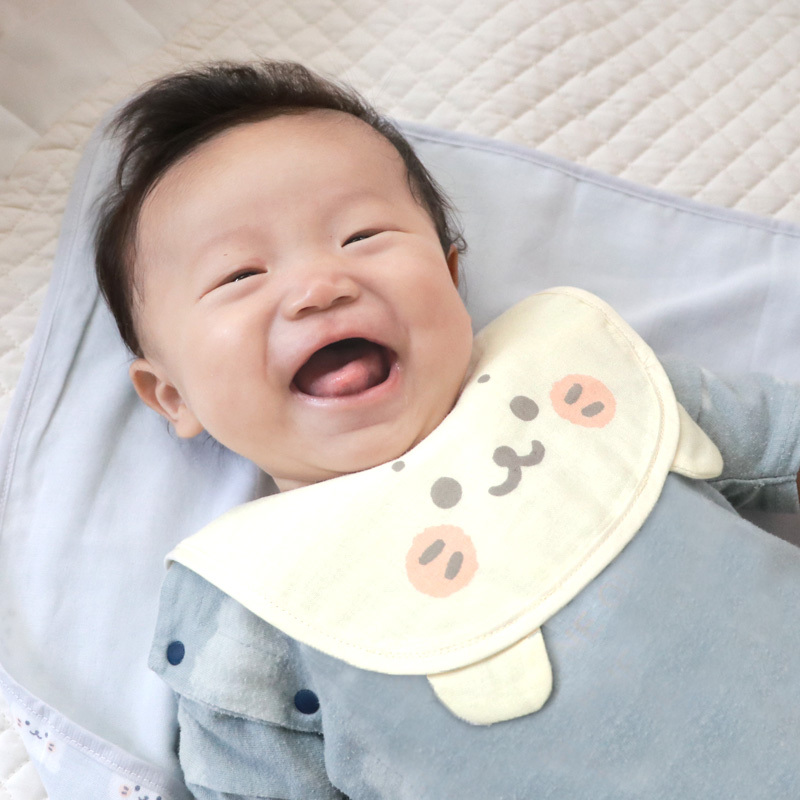 Sirotan 圍兜 小白大臉 新生兒系列