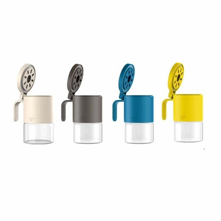 ZUUTii｜玻璃調味料罐（奶油白/檸檬黃/深海藍/冷煙灰）