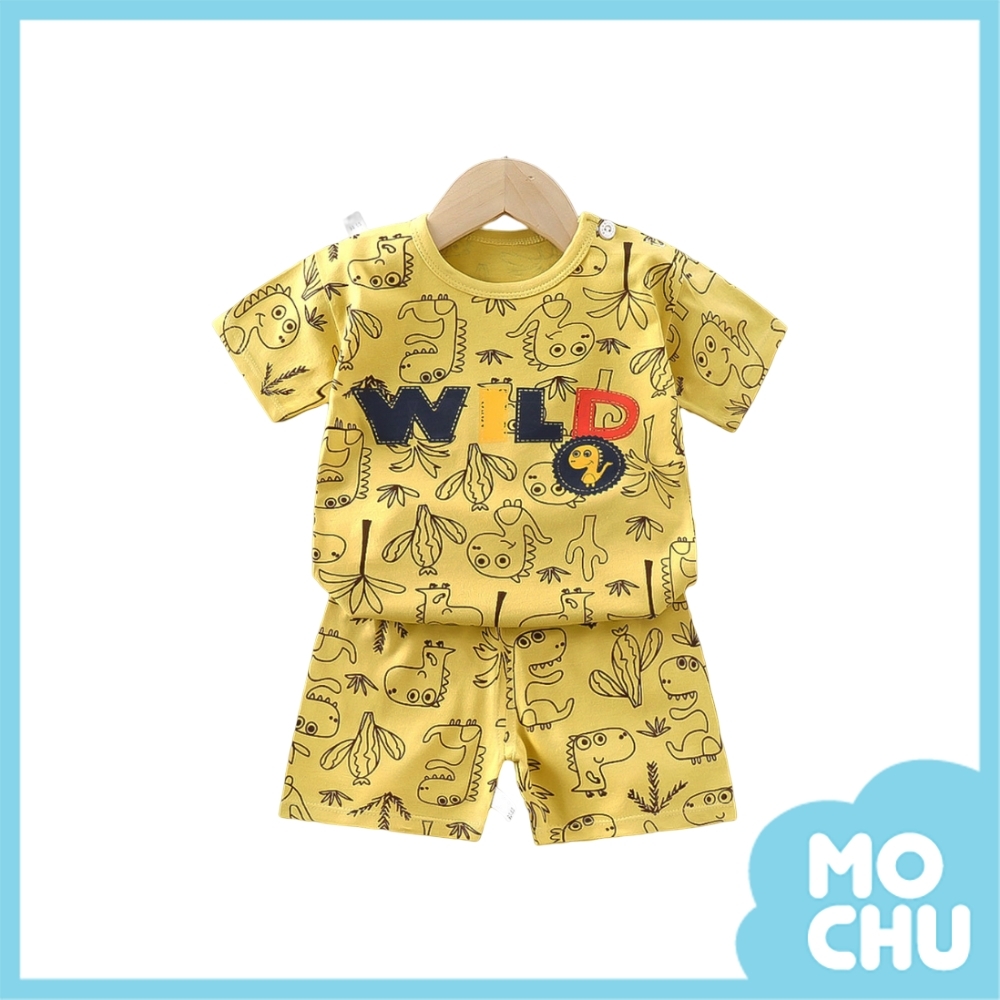 叢林恐龍短袖套裝
