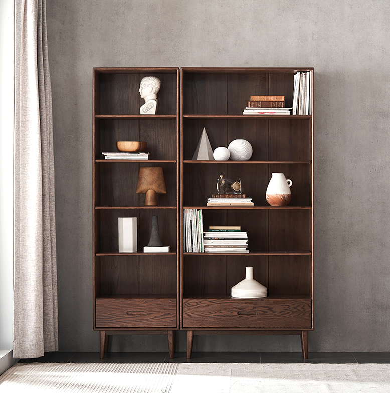 貝里胡桃書櫃 BL-F8171