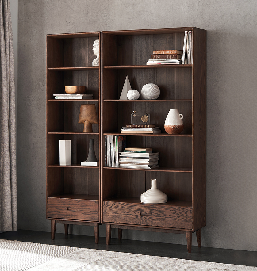 貝里胡桃書櫃 BL-F8171