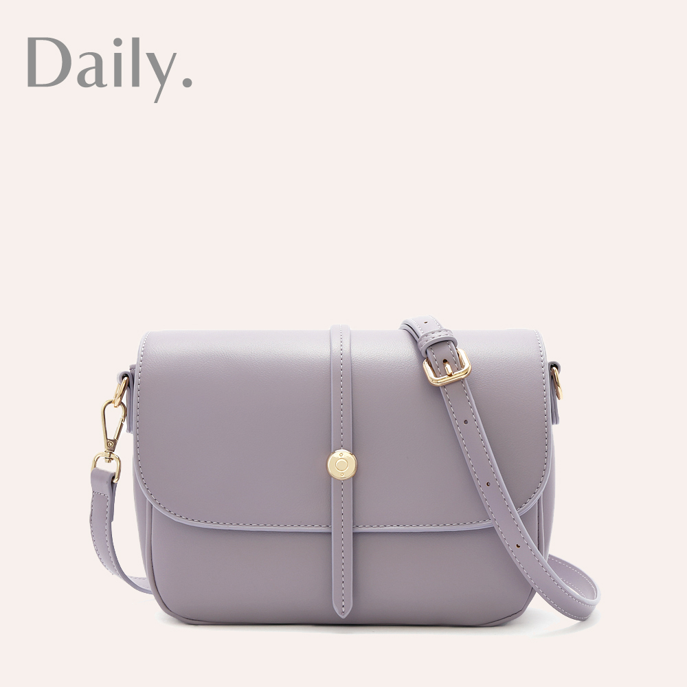 好感日常知性百搭斜背包(大) #芋紫