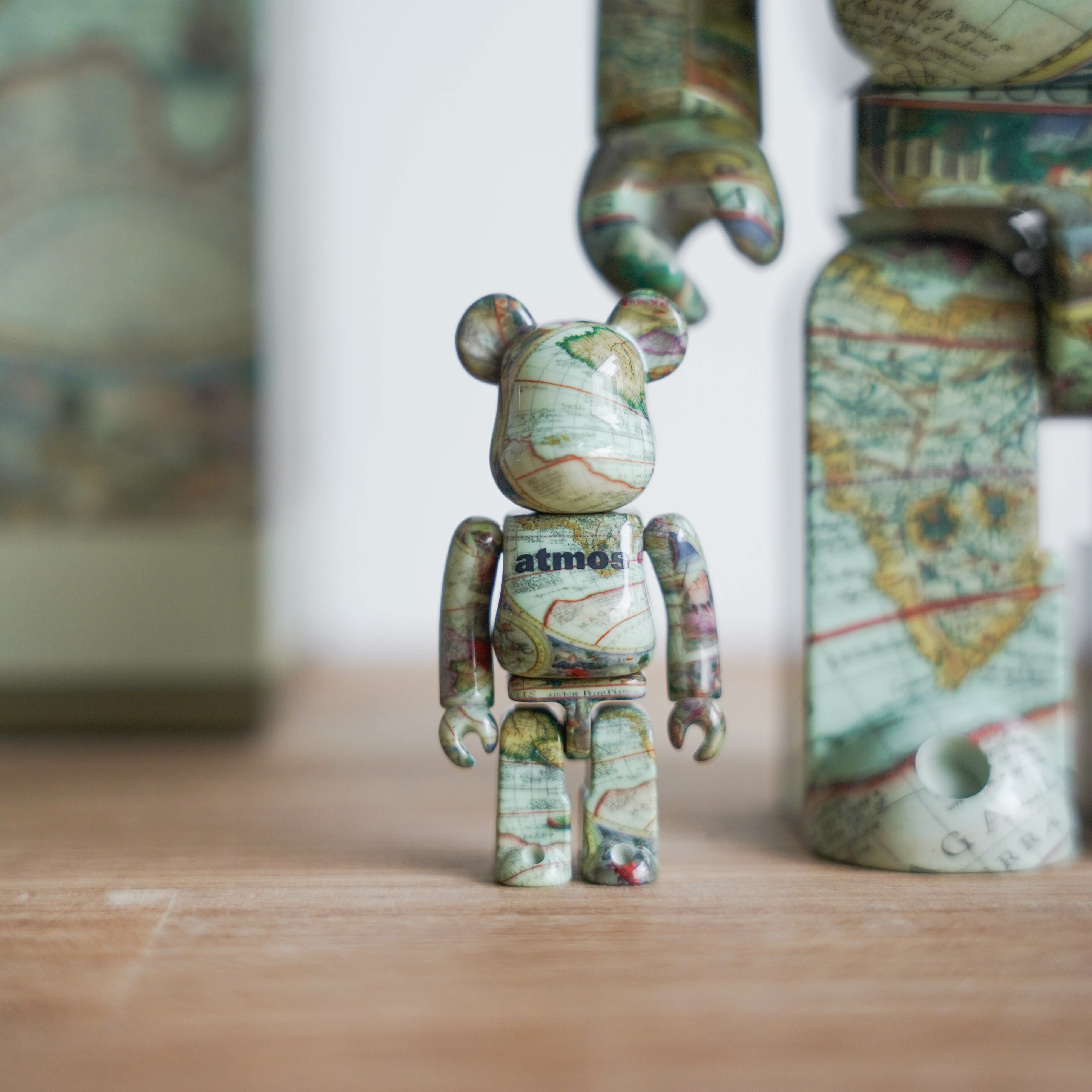 APAIR】BEARBRICK BE@RBRICK ATMOS AGED MAP 地圖100％&400%