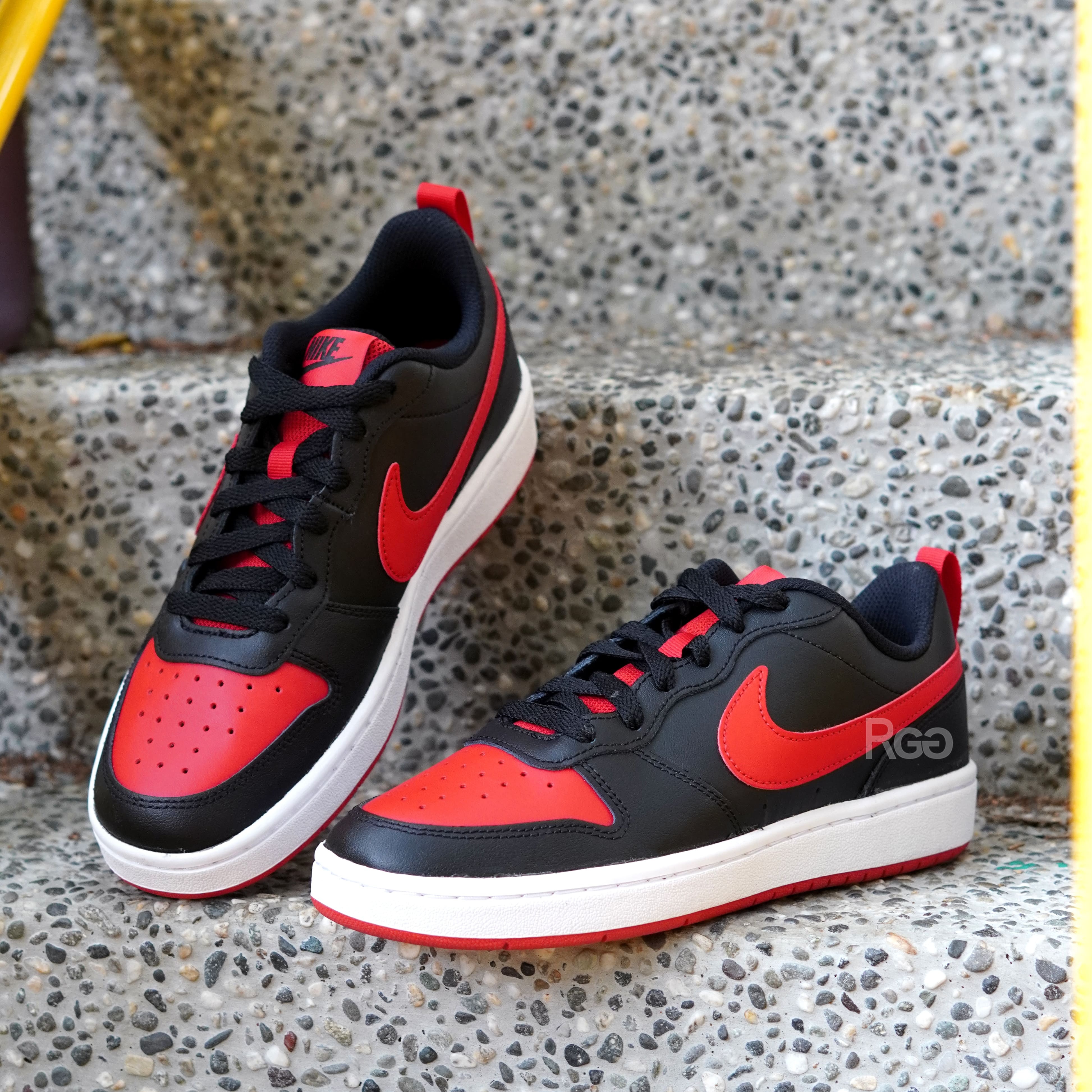 Nike Court Borough Low 2 (GS) 黑紅小Dunk (BQ5448-007)