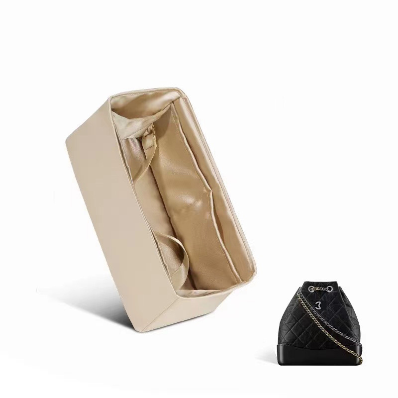 適用香奈兒於流浪包雙肩包內膽包內襯袋緞綢整理收納