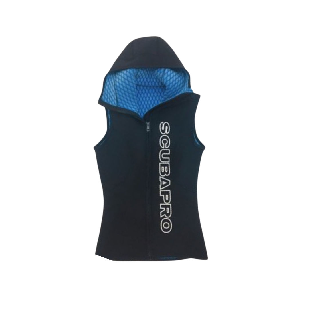 ★SCUBAPRO EVERFLEX 3mm 女款連帽防寒拉鍊背心70.019