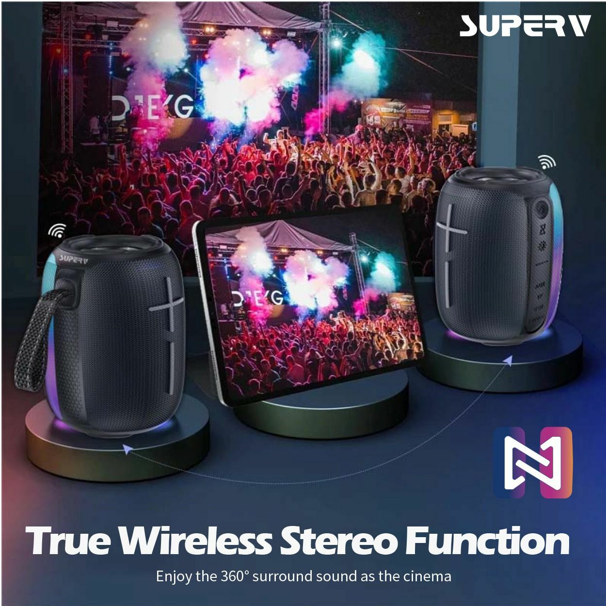 SuperV LED Speaker VS02