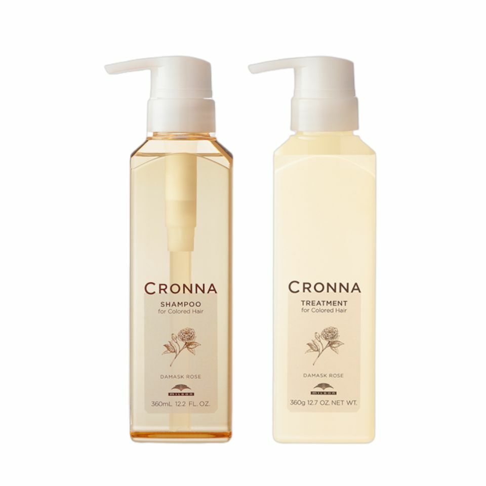 Milbon CRONNA 玫瑰之后護色洗護套裝 360ml+360g