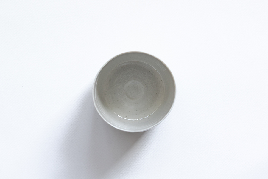 吉田直嗣-茶碗白筒