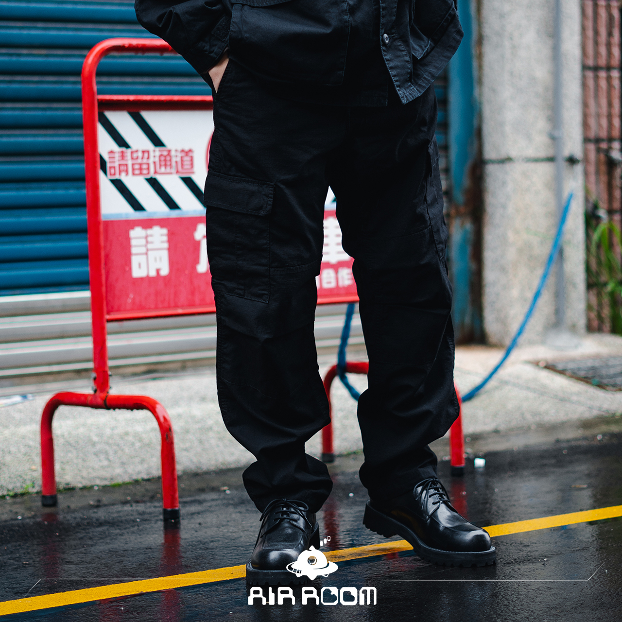 2025AW Carhartt WIP Aviation Pant Black 軍裝 工裝 綁帶 L30 口袋褲 長褲 黑色 現貨 I032468