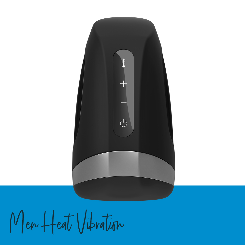 德國 Satisfyer Men Heat Vibration 電動溫熱飛機杯