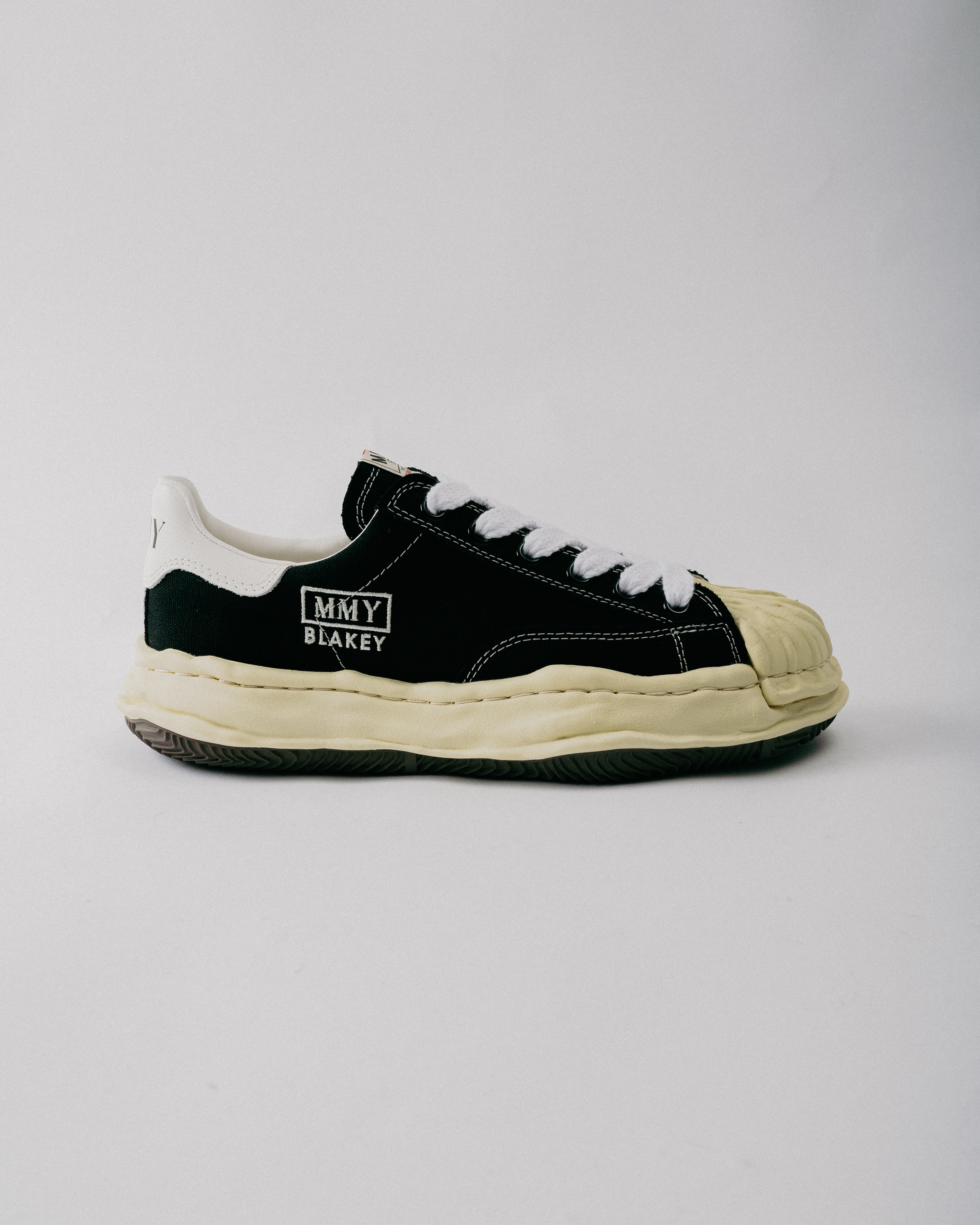 [現貨] MIHARA Blakey Vintage Sole Canvas Sneaker Black A09FW732
