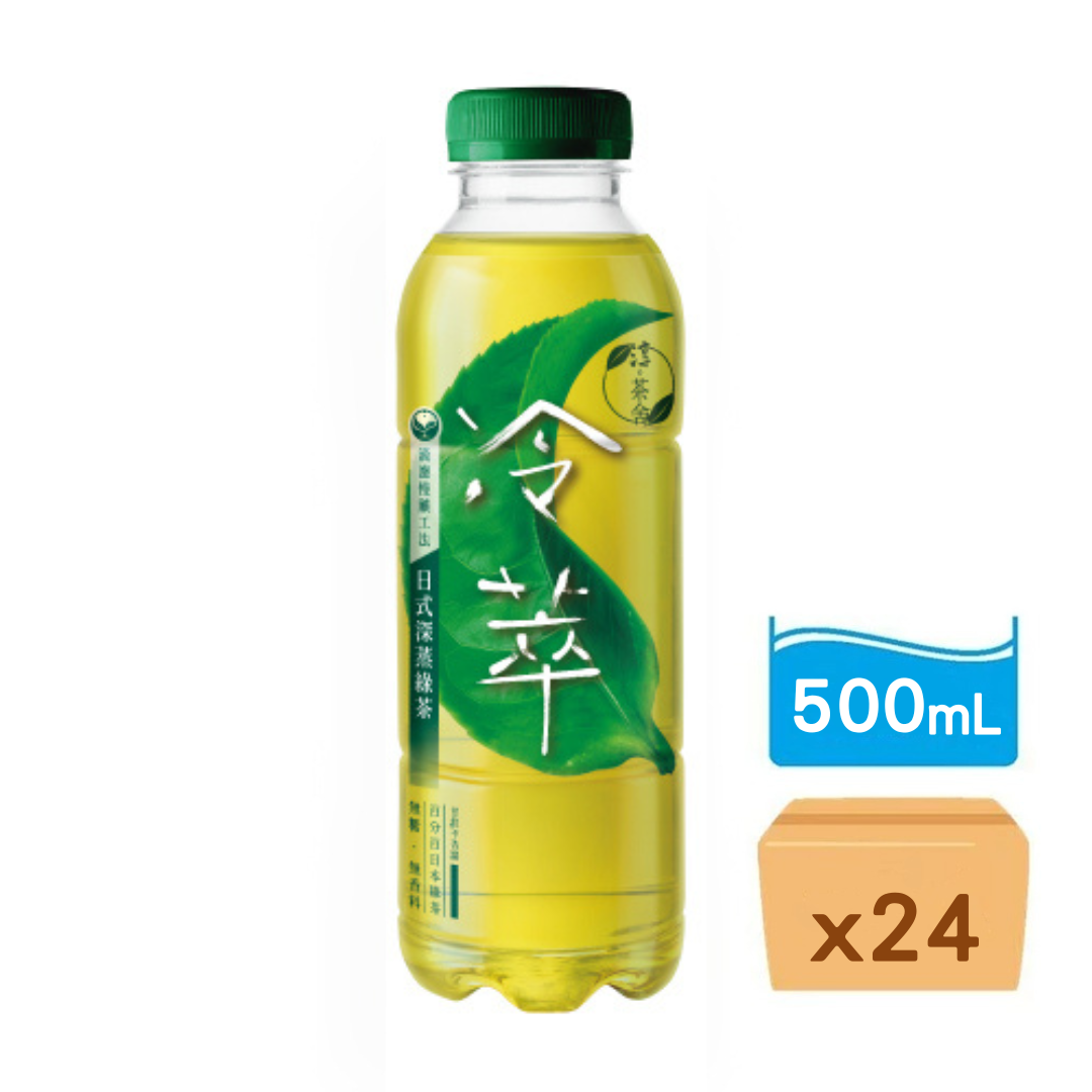 淳茶舍-冷萃日式深蒸綠茶 500ml x 24支