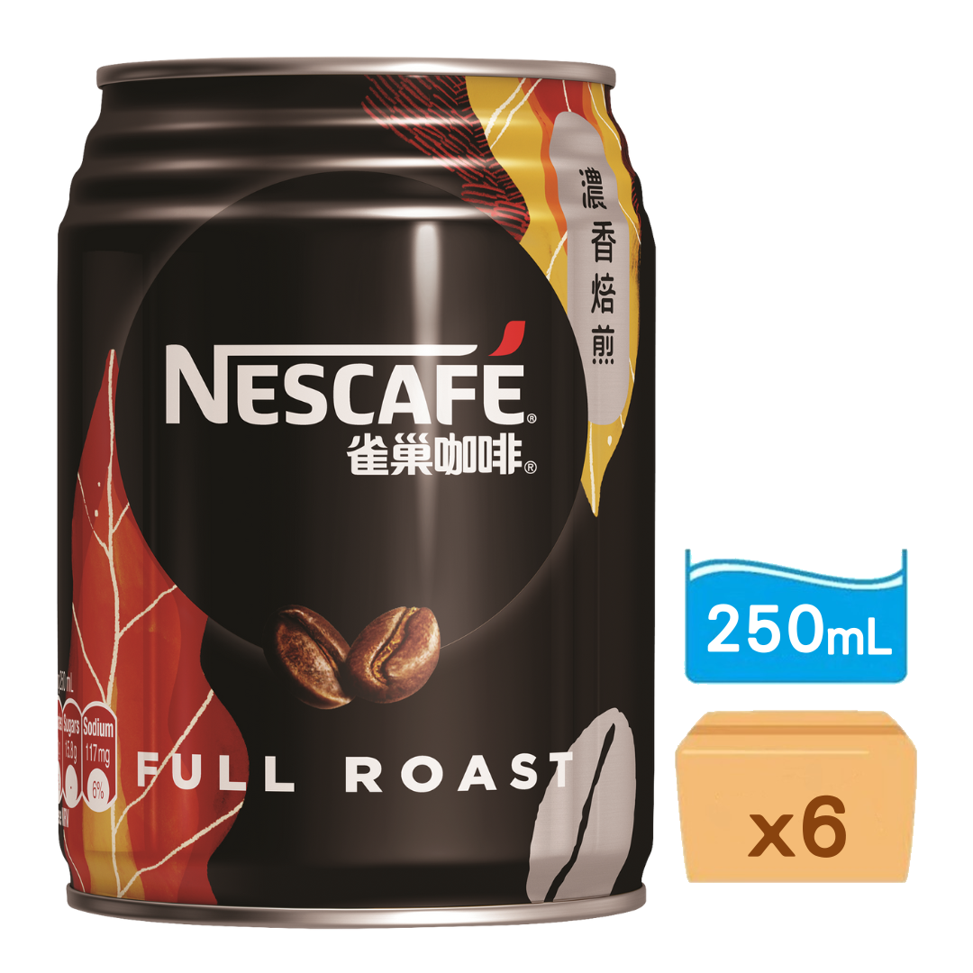 雀巢-濃香焙煎咖啡 250ml x 6罐