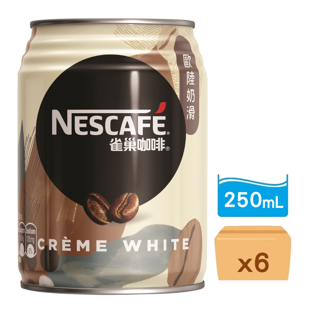 雀巢-咖啡歐陸 250ml x 6罐