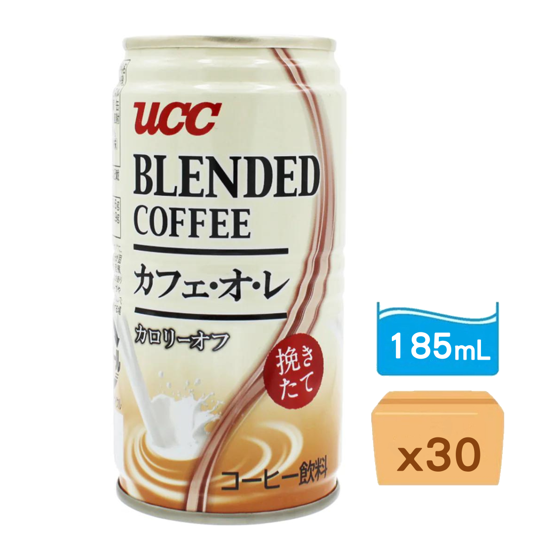 UCC香滑牛奶咖啡 185ml x 30罐
