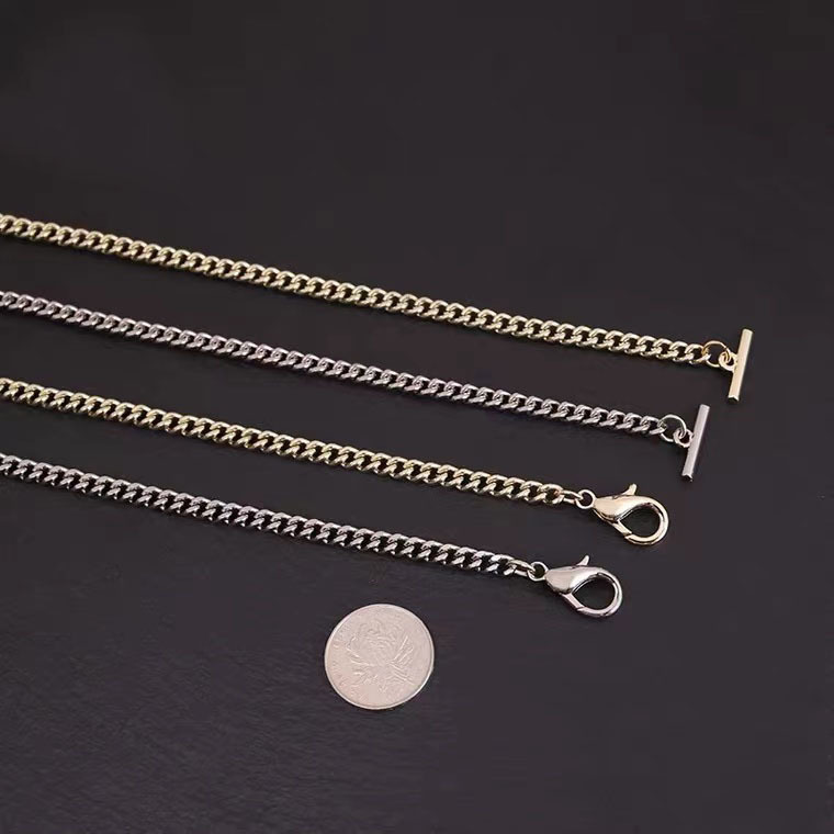 OT扣細鏈條包包一字扣斜挎鏈改造包鏈